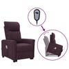 vidaXL Fauteuil de massage Violet Tissu