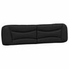 vidaXL Cadre de lit sans matelas Hvar noir 200x200 cm similicuir