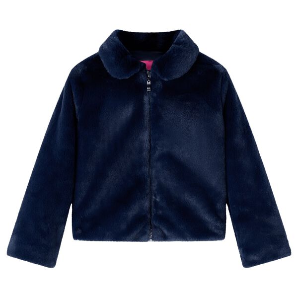 Manteau pour enfants bleu marine 128