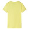 T-shirt pour enfants jaune 92