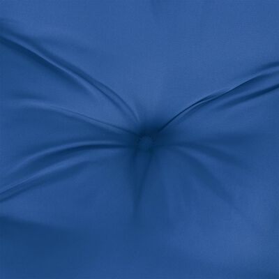 vidaXL Coussins de banc jardin lot de 2 bleu 100x50x7 cm tissu Oxford