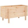 vidaXL Lit sur&eacute;lev&eacute; de jardin 101x50x57 cm bois de pin massif