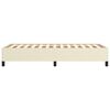 vidaXL Cadre de lit sans matelas cr&egrave;me 100x200 cm similicuir