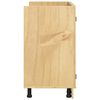 vidaXL Armoire avec stockage Miel 80 x 46 x 81,5 cm Pin massif