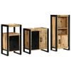vidaXL Ensemble de mobilier de salle de bain avec tiroir 3 pcs