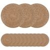 vidaXL Dessous de verre en herbe marine 50 pc Naturel