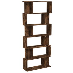 vidaXL Biblioth&egrave;que/Cloison Ch&ecirc;ne fum&eacute; 80x24x192 cm Bois d'ing&eacute;nierie