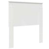 vidaXL T&ecirc;te de lit avec t&ecirc;te de lit Blanc 75 cm Bois d'ing&eacute;nierie