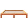 vidaXL Cadre de lit sans matelas cire marron 180x200cm bois pin massif