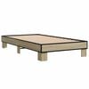 vidaXL Cadre de lit sans matelas ch&ecirc;ne sonoma 90x190 cm