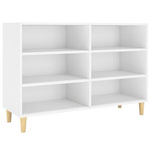 vidaXL Buffet blanc 103,5x35x70 cm bois d'ing&eacute;nierie