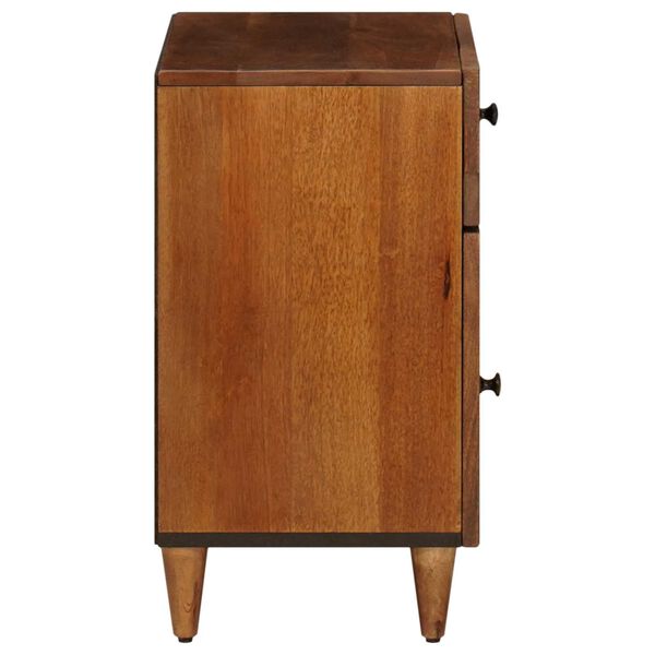 vidaXL Cabinet de chevet Marron 50 x 33 x 60 cm Bois de mangue massif