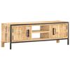 vidaXL Meuble TV 120x30x40 cm Bois de manguier brut