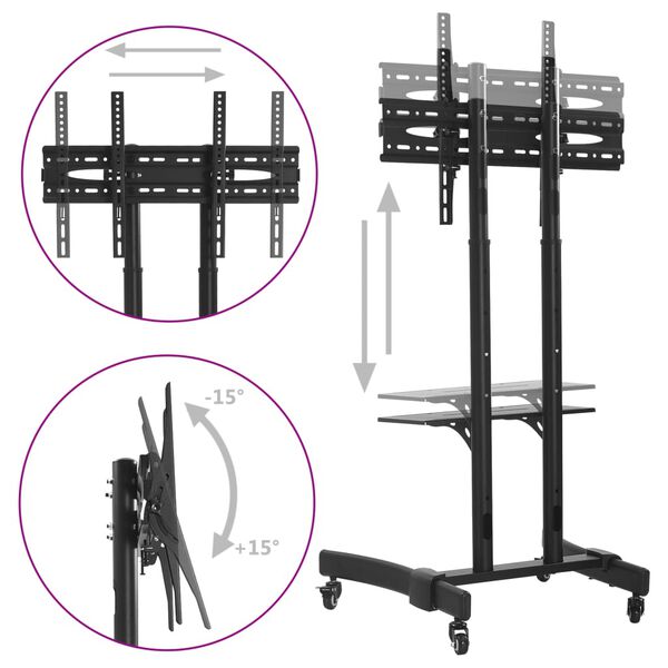 vidaXL Chariot TV pour Plasma/LCD/LED de 32"-65"