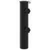 vidaXL Tube de Base de Parasol 0.6 kg Noir Fer for 40-50 mm Pole