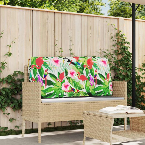 vidaXL Coussin Floral Multicolore 120 x 60 x 12 cm Tissu Oxford