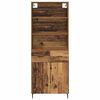vidaXL Haut Armoire avec tiroir Bois Ancien 69,5 x 34 x 180 cm