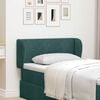 vidaXL Oreille de t&ecirc;te de lit Vert 40 x 23 x 6 cm Velours