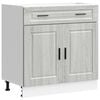 vidaXL Armoire de cuisine Porto sonoma gris bois d'ing&eacute;nierie