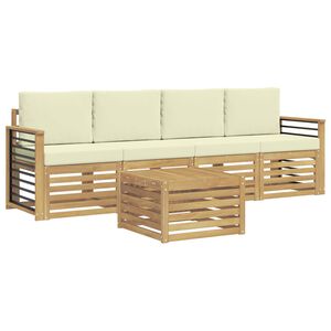vidaXL Ensemble de canap&eacute;s d'ext&eacute;rieur 5 pc