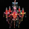 vidaXL Crystal Light 5 Ampoules Multicolore