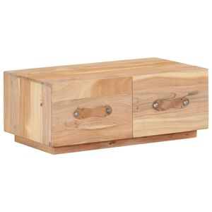 vidaXL Table basse 90x50x35 cm Bois de r&eacute;cup&eacute;ration massif