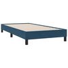 vidaXL Sommier &agrave; lattes de lit et matelas bleu fonc&eacute; 80x210 cm velours