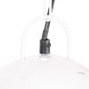 vidaXL Lampe suspendue industrielle 25 W Blanc Rond 42 cm E27