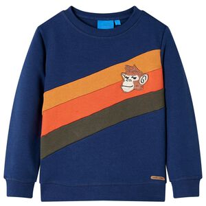 Sweatshirt pour enfants bleu marine 104