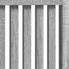 vidaXL Cache-Radiateur Gris Sonoma 78 x 19 x 81,5 cm Bois d'ing&eacute;nierie