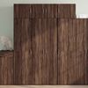 vidaXL Armoire de rangement ch&ecirc;ne brun 70x42,5x225cm bois d'ing&eacute;nierie