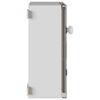 vidaXL Armoire de contr&ocirc;le Gris 30 x 19,5 x 40 cm Plastic ABS