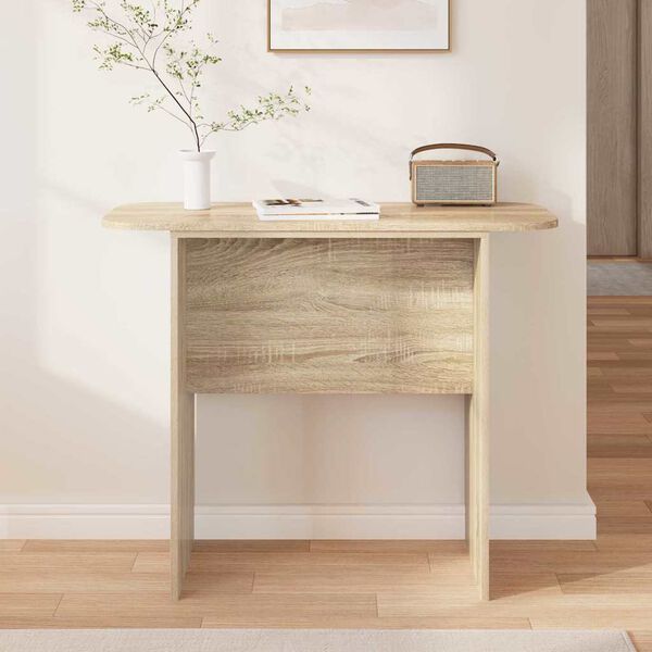 vidaXL Table console Ch&ecirc;ne Sonoma 93 x 40 x 75 cm Bois d'ing&eacute;nierie