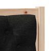 vidaXL T&ecirc;te de lit Autre Marron et noir 80 cm Bois massif en pin