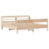 vidaXL Cadre de lit sans matelas 200x200 cm bois massif de pin
