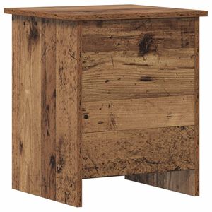 vidaXL Coffre de rangement avec stockage Bois ancien 40 x 40 x 50 cm
