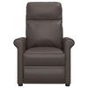 vidaXL Fauteuil de massage Marron Similicuir
