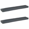 vidaXL Set de coussins de palette 2 pc Tissu Oxford Anthracite