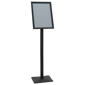 vidaXL Stand de Poster sur Pied a3 Fonte Noir