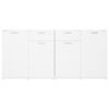 vidaXL Buffet Blanc 160x36x75 cm Bois d'ing&eacute;nierie