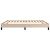 vidaXL Cadre de lit sans matelas cappuccino 160x200 cm similicuir