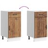 vidaXL Armoire de cuisine Lucca vieux bois bois ing&eacute;nierie