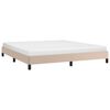 vidaXL Cadre de lit sans matelas cappuccino 160x200 cm similicuir