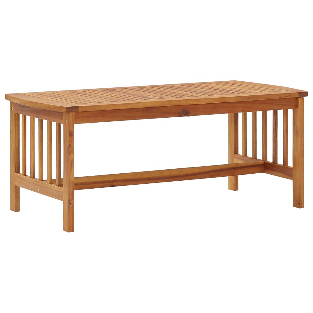 vidaXL Table Basse Table dAppoint Table de Canapé Table de Salon Jardin Patio Terrasse Arrière-Cour Extérieur 90x50x40 cm Aluminium 