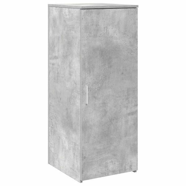 vidaXL Armoire de rangement gris béton 40x45x103,5cm bois d'ingénierie