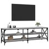 vidaXL Meuble TV sonoma gris 160x40x50 cm bois d'ing&eacute;nierie