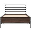 vidaXL Cadre de lit sans matelas chêne marron 90x190 cm