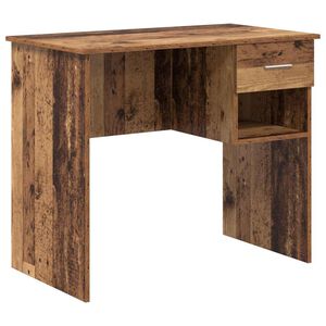 vidaXL Bureau Bois Ancien 90 x 49 x 75 cm Bois d'ing&eacute;nierie