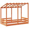 vidaXL Lit pour enfants sans matelas cire marron 70x140 cm pin massif