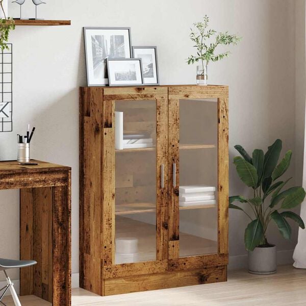 vidaXL Bibliothèque vieux bois 82,5x30,5x115 cm bois d'ingénierie